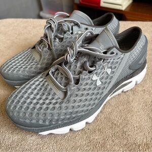 Under Armour Charged Gemini 2 Womens Running Shoes Gray Size 8 Athletic Sneakers